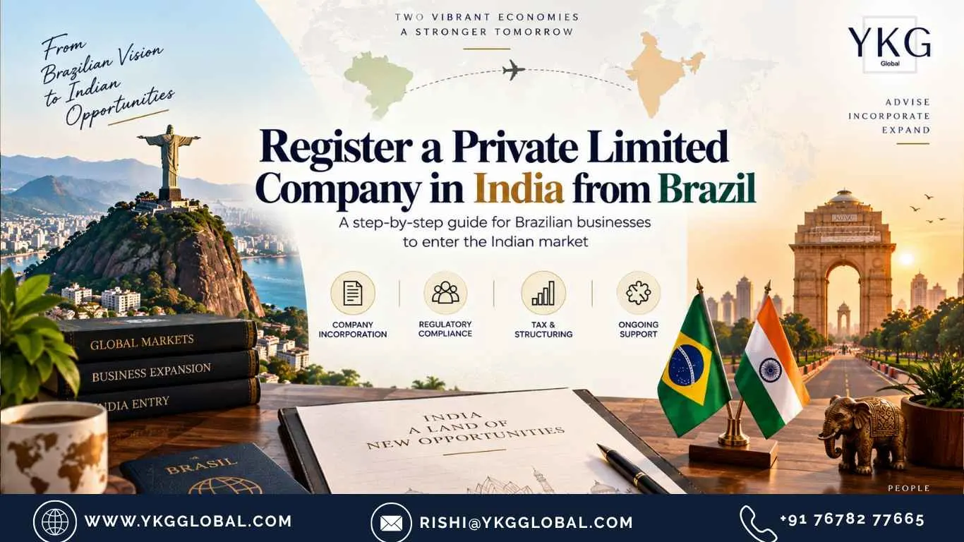 Register a Private Limited Company in India from Brazil