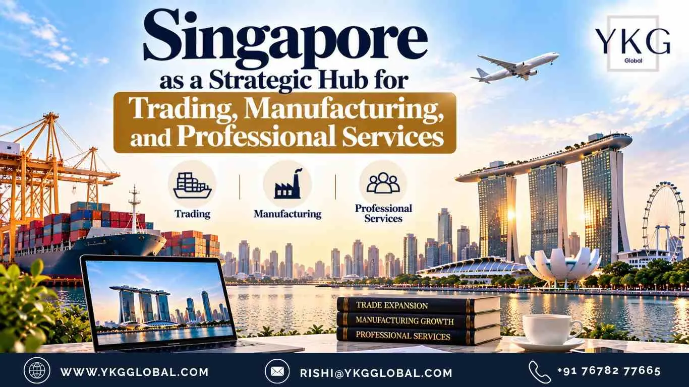 Singapore as a Strategic Hub for Trading, Manufacturing & Professional Services