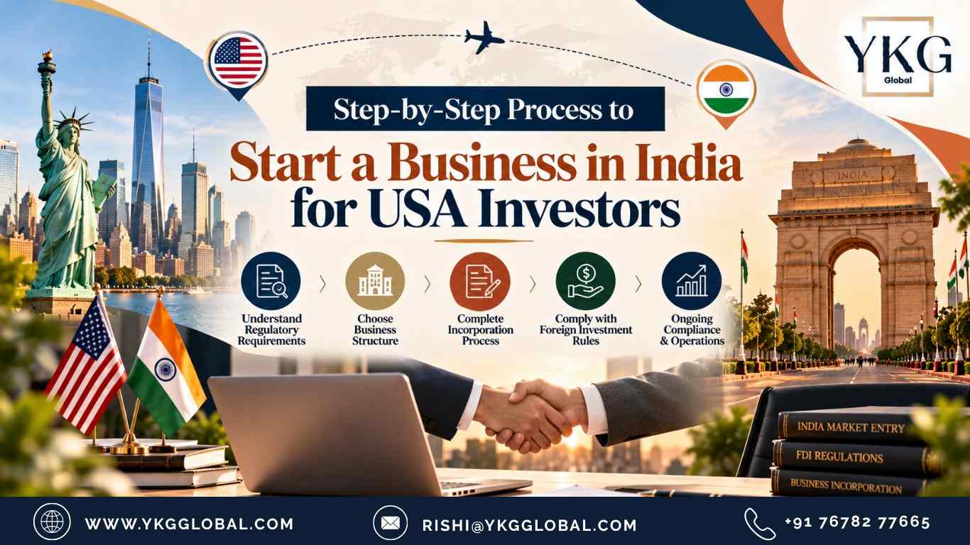 Step-by-Step Process to Start a Business in India for USA Investors